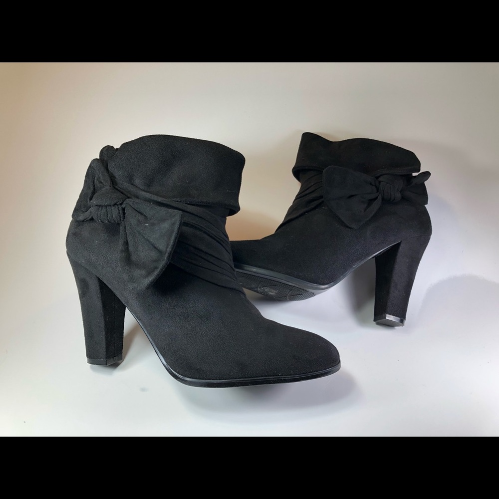 Impo stretch Oakland Black ankle bootie Boots 8.5M - Picture 2 of 8